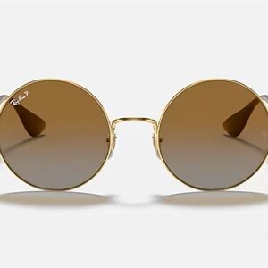 Ray-Ban Jay-Jo Polarized Brown Gradient Round Ladies Sunglasses RB3592
